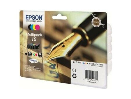 Oryginalny Wkład Atramentowy Epson Multipack 16 Czarny