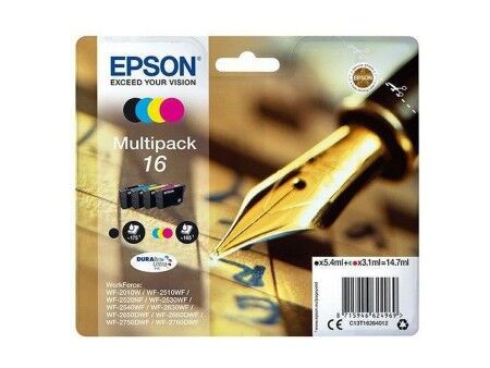 Oryginalny Wkład Atramentowy Epson Multipack 16 Czarny