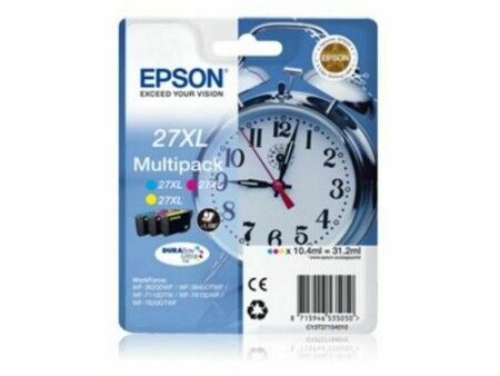 Oryginalny Wkład Atramentowy Epson 27XL Czarny Wielokolorowy Cyan/Magenta/Żółty