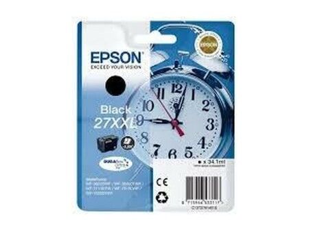Oryginalny Wkład Atramentowy Epson 27XXL Czarny