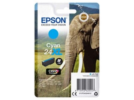 Oryginalny Wkład Atramentowy Epson C13T24324012 Turkusowy