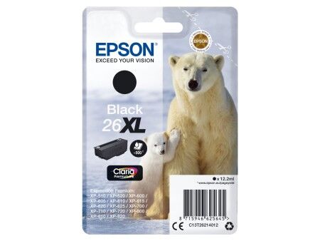 Oryginalny Wkład Atramentowy Epson C13T26214012 Czarny