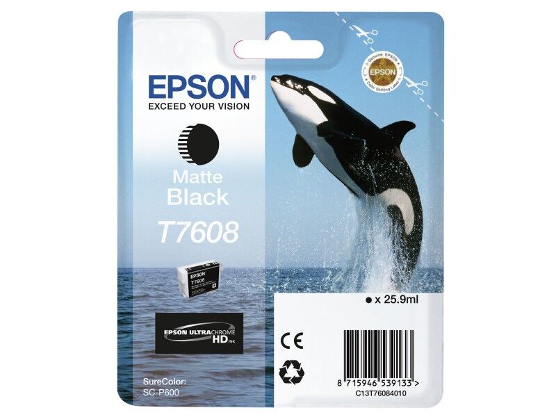 Oryginalny Wkład Atramentowy Epson C13T76084N10 Wielokolorowy Czarny matowy