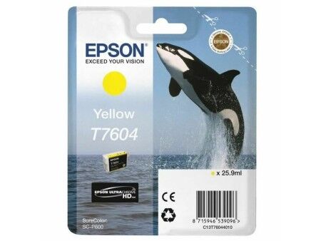 Oryginalny Wkład Atramentowy Epson C13T76044010 Żółty