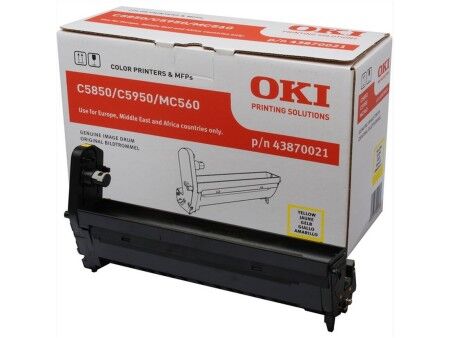 Toner OKI 43870021 Żółty Czarny