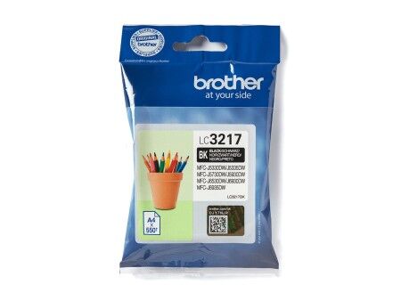 Oryginalny Wkład Atramentowy Brother LC-3217BK Czarny