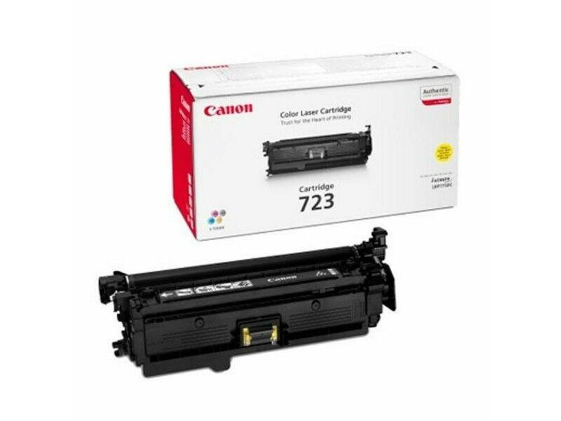 Toner Oryginalny Canon 723Y Żółty Czarny