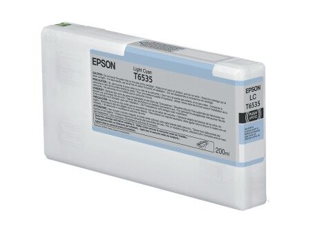 Oryginalny Wkład Atramentowy Epson C13T653500 Niebieski Turkusowy Jasnobłękitny
