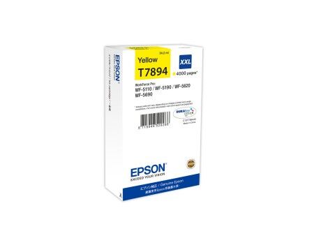 Oryginalny Wkład Atramentowy Epson T789440 Żółty
