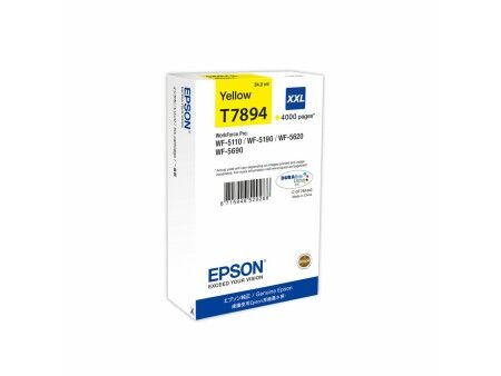 Oryginalny Wkład Atramentowy Epson T789440 Żółty