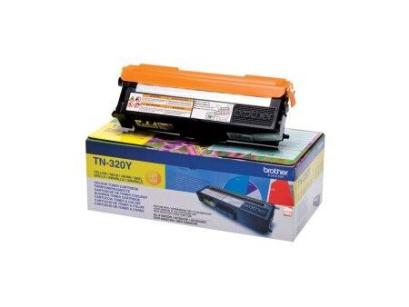 Toner Oryginalny Brother TN-320Y Żółty