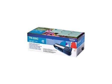Toner Oryginalny Brother TN-320C Niebieski Turkusowy