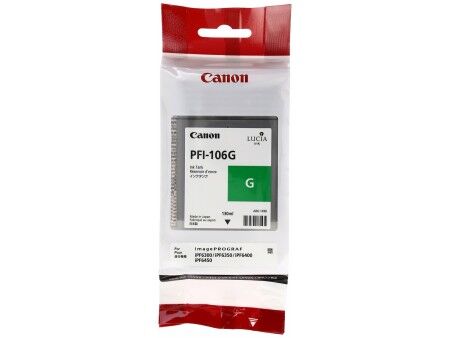 Oryginalny Wkład Atramentowy Canon PFI-106 G Kolor Zielony