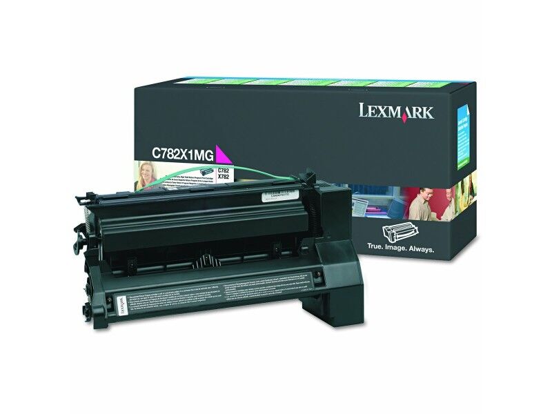 Toner Oryginalny Lexmark C782X1MG Czarny Magenta