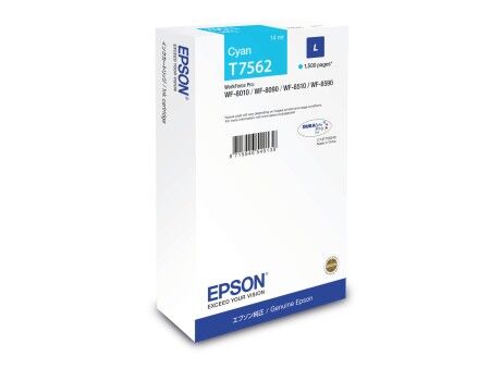 Oryginalny Wkład Atramentowy Epson C13T75624N Niebieski Turkusowy