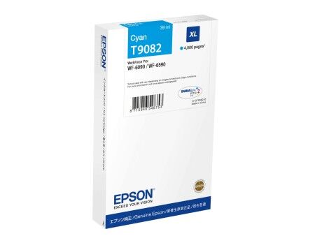 Oryginalny Wkład Atramentowy Epson C13T90824N Niebieski Turkusowy