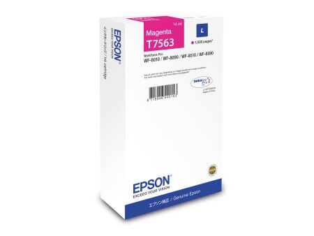 Oryginalny Wkład Atramentowy Epson C13T75634N Czerwony Magenta