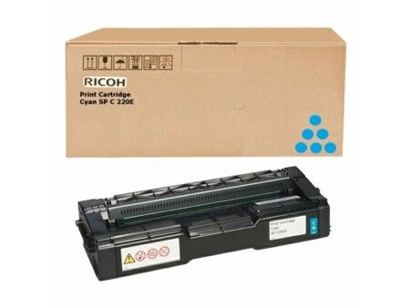 Toner Oryginalny Ricoh 407544 Czarny Turkusowy