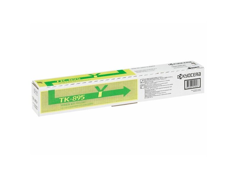 Toner Oryginalny Kyocera TK-895Y Żółty Czarny