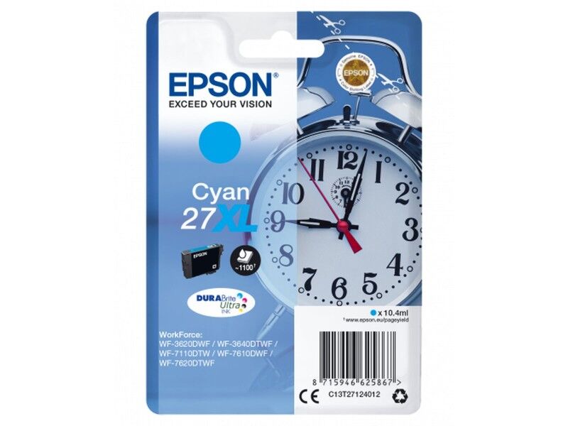 Oryginalny Wkład Atramentowy Epson EP62586 Niebieski Turkusowy