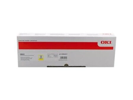 Toner Oryginalny OKI C822 Żółty (1 Sztuk)