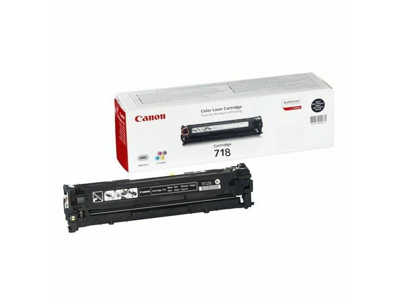 Toner Oryginalny Canon CRG-718 Bk Czarny