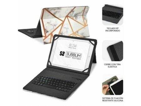 Torba na Tablet i Klawiaturę Subblim SUBKT5-BTTW10 Wielokolorowy Qwerty Hiszpańska