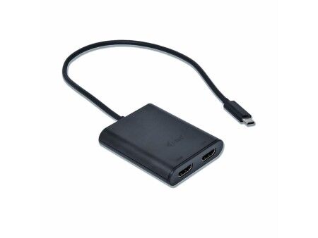 Adapter DisplayPort na HDMI i-Tec C31DUAL4KHDMI        Czarny 4K Ultra HD