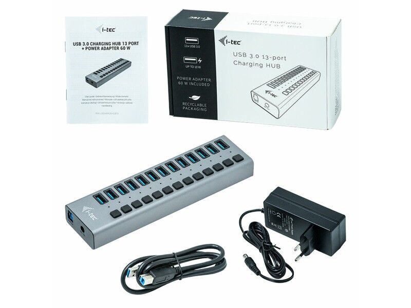HUB USB i-Tec U3CHARGEHUB13        60W