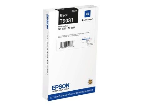 Oryginalny Wkład Atramentowy Epson T9081 Czarny