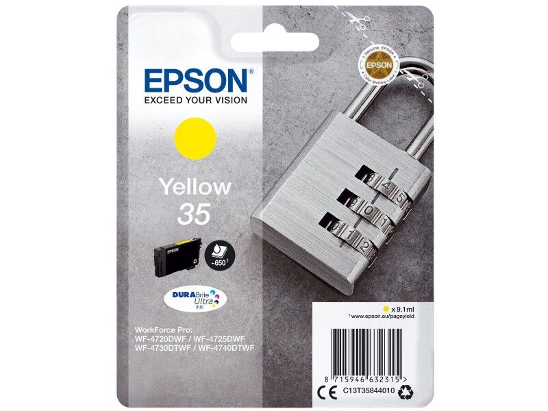 Oryginalny Wkład Atramentowy Epson C13T35844010 (16,1 ml) Żółty