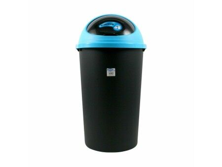 Kosz na Śmieci Tontarelli Big hoop Niebieski Czarny 50 L 39 x 39 x 72 cm (10 Sztuk)