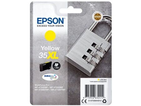 Oryginalny Wkład Atramentowy Epson C13T35944010 Żółty