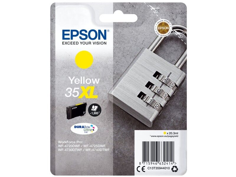 Oryginalny Wkład Atramentowy Epson C13T35944010 Żółty