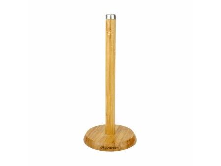 Uchwyt na papier kuchenny Quttin Brązowy Bambus Srebrzysty 16 x 16 x 33,5 cm (12 Sztuk)
