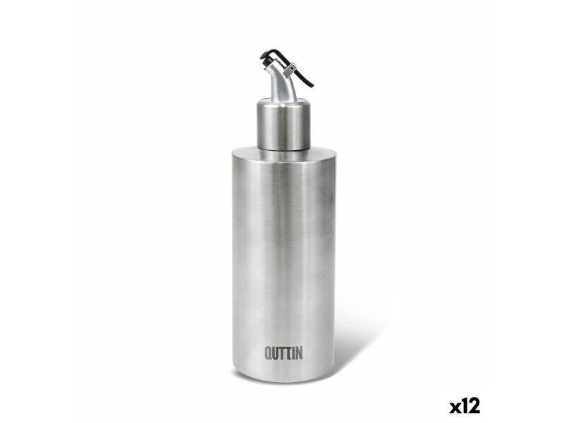 Buteleczka na oliwę Quttin 350 ml Stal nierdzewna Srebrzysty (12 Sztuk)