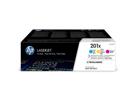 Toner HP 201X Cyan/Magenta/Żółty