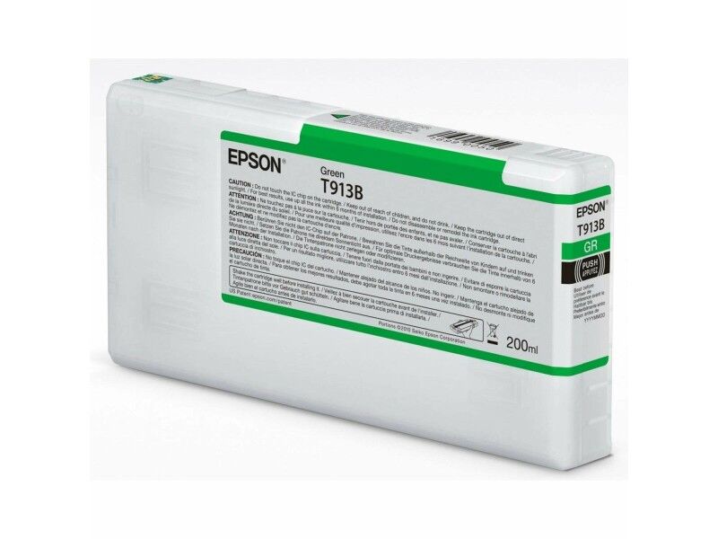 Oryginalny Wkład Atramentowy Epson C13T913B00 Kolor Zielony