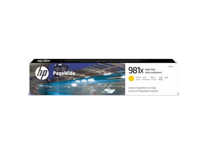 Oryginalny Wkład Atramentowy HP 981X Żółty