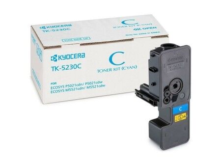 Toner Oryginalny Kyocera TK-5230C Czarny Turkusowy
