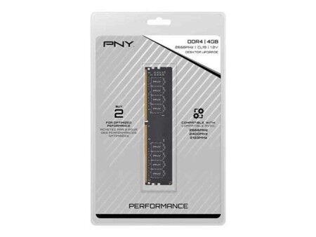 Pamięć RAM PNY MD4GSD42666 4 GB DDR4 2666 MHz CL19 40 g 4 GB DDR4 2666 MHz CL19