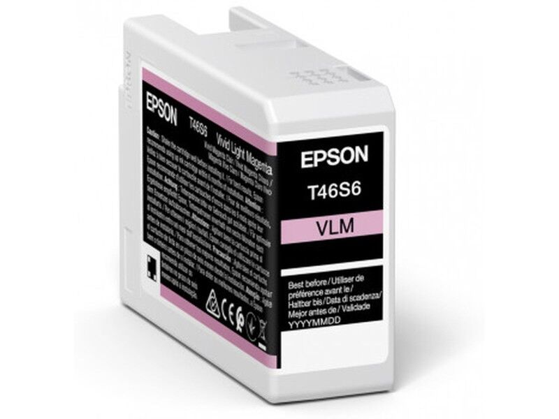 Oryginalny Wkład Atramentowy Epson T46S6 Jasnopurpurowy