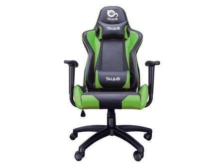 Fotel dla Graczy Talius Gecko V2 Czarny Kolor Zielony Czarny/Zielony
