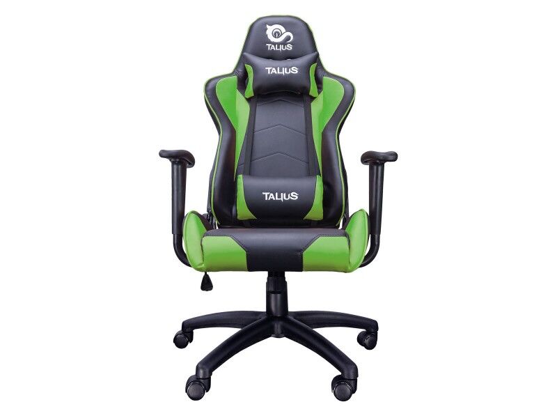 Fotel dla Graczy Talius Gecko V2 Czarny Kolor Zielony Czarny/Zielony