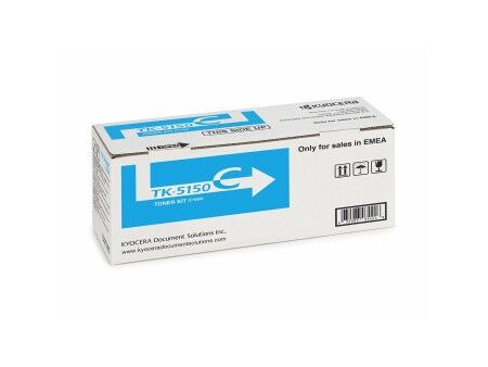 Toner Oryginalny Kyocera TK-5150C Czarny Turkusowy