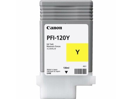 Oryginalny Wkład Atramentowy Canon PFI-120Y Żółty