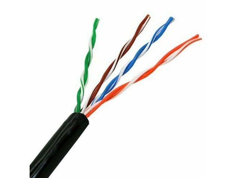 Kabel RJ45 kategorii 5e UTP Aisens A133-0213 Czarny 305 m