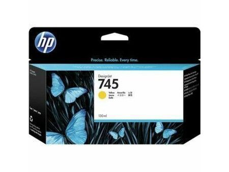 Oryginalny Wkład Atramentowy HP HP DesignJet 745 Żółty (1 Sztuk)