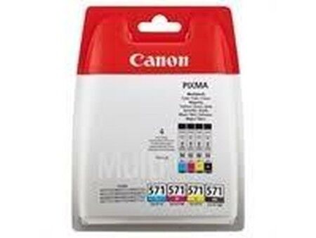 Oryginalny Wkład Atramentowy Canon CLI-571 Multipack Szary Wielokolorowy