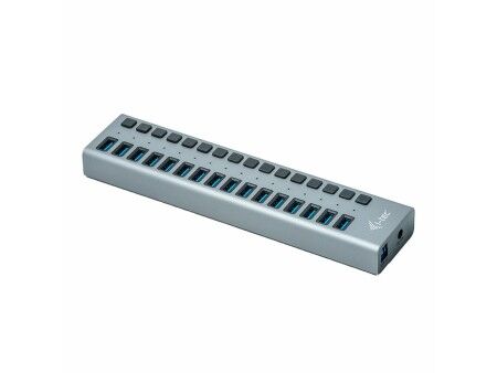 HUB USB i-Tec U3CHARGEHUB16 Szary 90 W